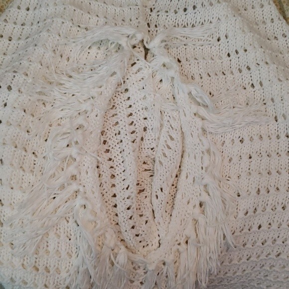 Minnie Rose white crochet top Size XS/S Boho Beachy Bohemian - Picture 6 of 6